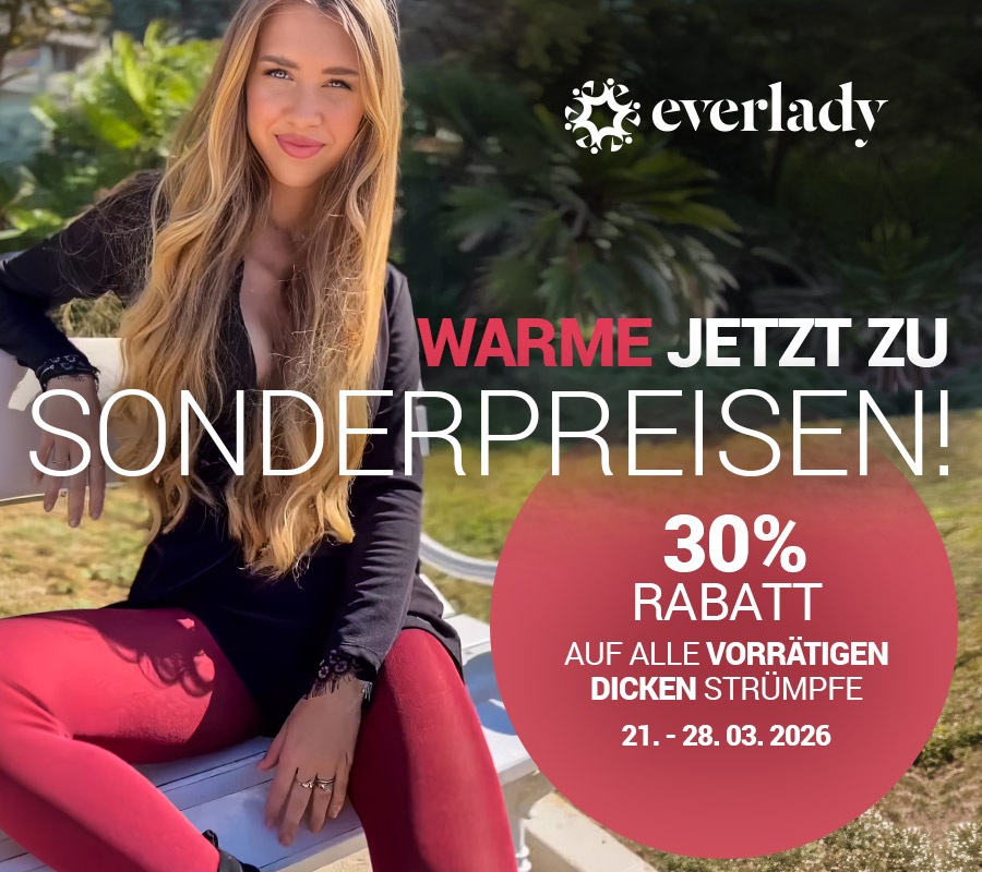 -30% 😻 auf alle vorrätigen dicken Strümpfe