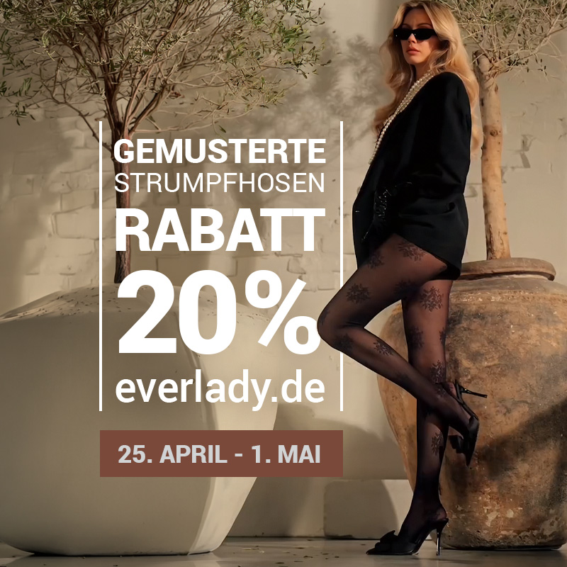-20% gemusterte Strumpfhosen