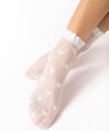 Socken mit zarten Herzen G 1189 KOKORO 20 DEN Fiore