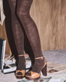 Gemusterte Strumpfhose VELORA 1253 60 DEN Gabriella