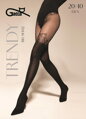 Strumpfhose mit Overknee-Effekt TRENDY BLUSH 02 20/40 DEN Gatta