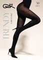 Gemusterte Damen-Strumpfhose TRENDY LORETTA 162 50 DEN Gatta