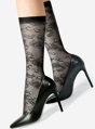 Zarte florale Netzsocken BERENICA Lores