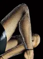 Glänzende Netzstrumpfhose SUPER STAR LUREX Lores