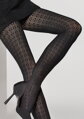 Damen-Jacquard-Strumpfhose mit Blumenmuster CHARLY D14 Marilyn
