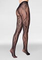 Netzstrumpfhose mit Blumenmuster CHARLY F08 Marilyn