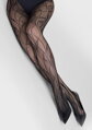 Netzstrumpfhose mit Blumenmuster CHARLY F08 Marilyn