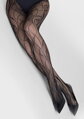 Netzstrumpfhose mit Blumenmuster CHARLY F08 Marilyn