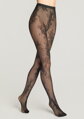 Netzstrumpfhose mit Blumenmuster CHARLY I015 Marilyn