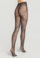 Netzstrumpfhose mit Blumenmuster CHARLY I015 Marilyn