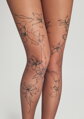 Gemusterte Strumpfhose mit Blumenmotiv EMMY I014 30 DEN Marilyn