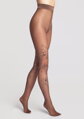 Gemusterte Strumpfhose mit Blumenmotiv EMMY I014 30 DEN Marilyn