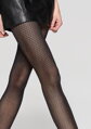 Schwarze Strumpfhose mit Netzmuster GRACE D10 40 DEN Marilyn