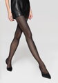 Schwarze Strumpfhose mit Netzmuster GRACE D10 40 DEN Marilyn