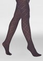 Strumpfhose mit markantem Jacquard-Rautenmuster GRACE F02 Marilyn