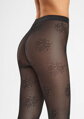 Feinstrumpfhose mit Blumenmuster auf feinem Netz GRACE F22 Marilyn
