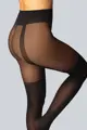Schwarze matte Strumpfhose CHLOE 30/50 DEN Mona