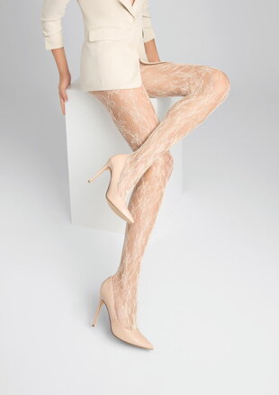 Damenstrumpfhose Jacquard CHARLY E01 Marilyn