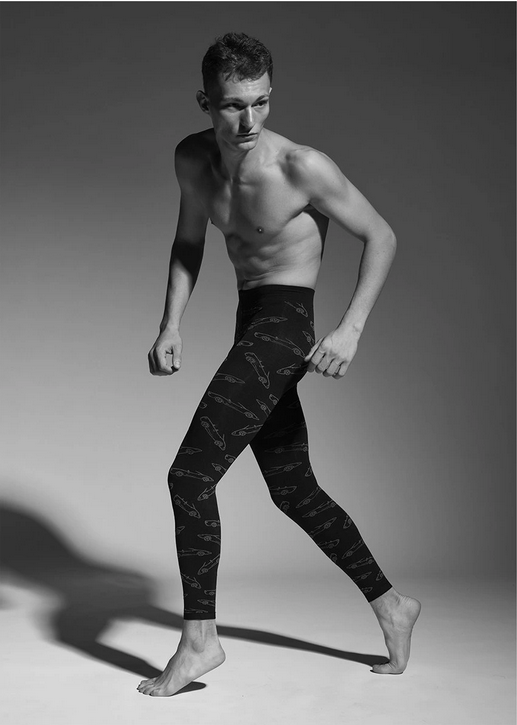 Gemusterte Herrenleggings CARS 60 DEN Adrian