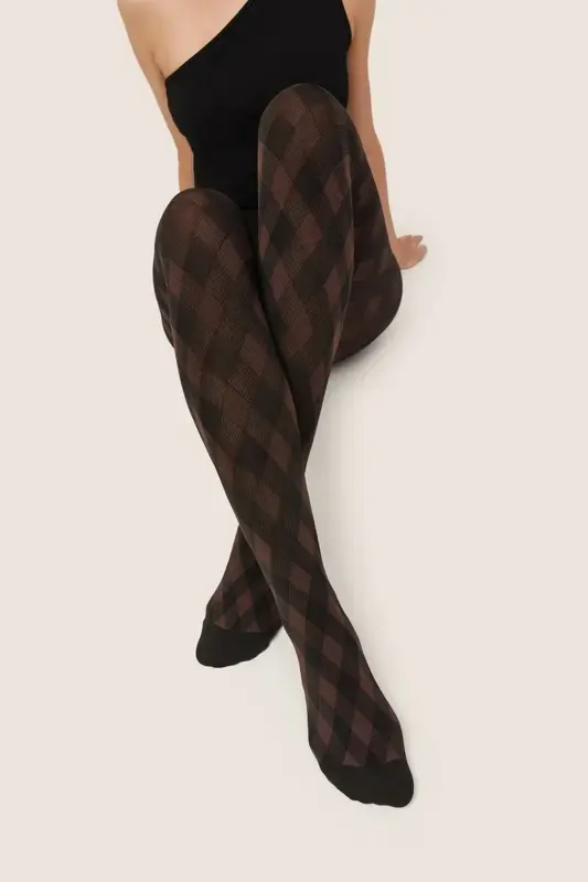 Warme Karostrumpfhose VIOLLA 100 DEN Gabriella