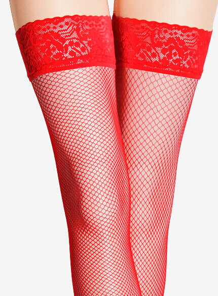 Original selbsttragende Netzstrümpfe ROYAL Lores