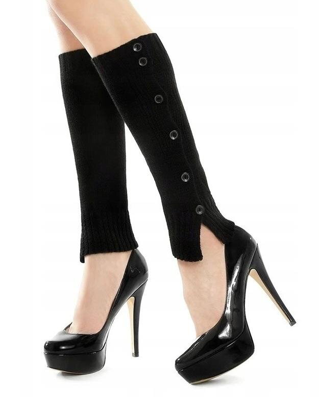 Braune Damen-Stulpen PEPPY BUTTON A67 Marilyn