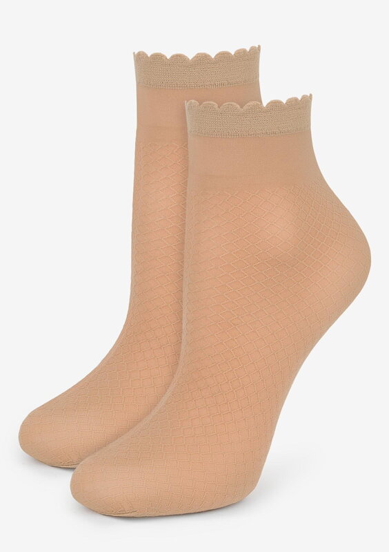 Damensocken mit zartem Lochmuster SL C22 20 DEN Marilyn